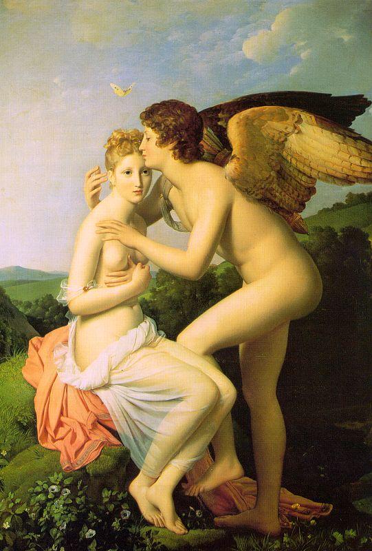  Baron Francois  Gerard Amor and Psyche China oil painting art